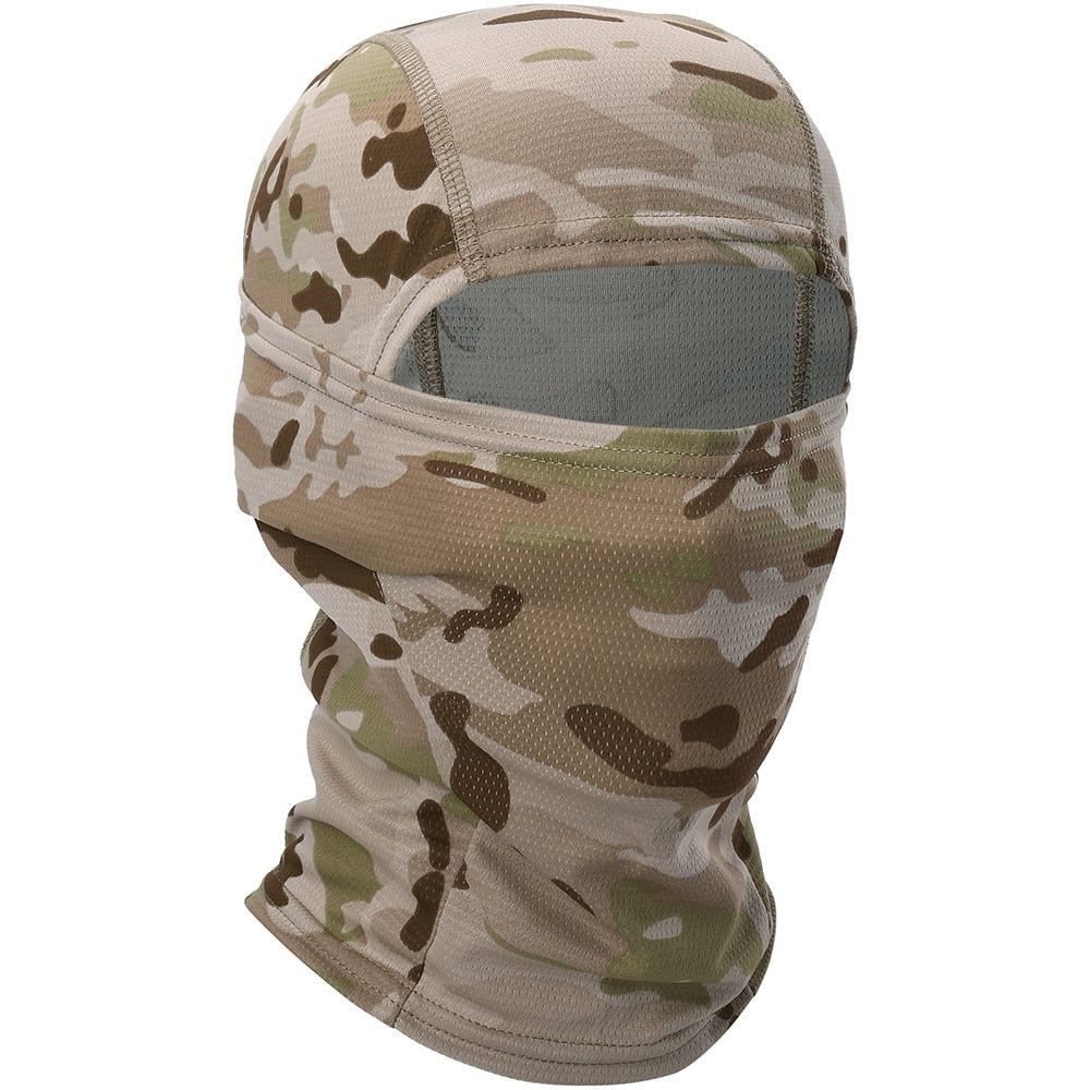 The Stealth Shield Multicam Camouflage Balaclava - Black Opal PMC