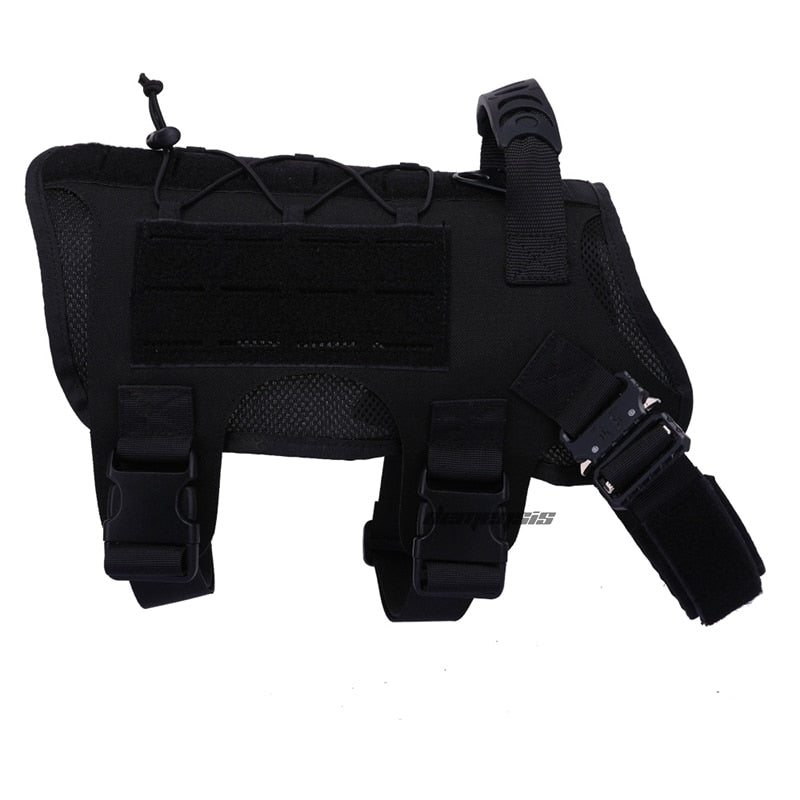 Tactical Companion: The Ultimate Adventure Dog Vest - Black Opal PMC