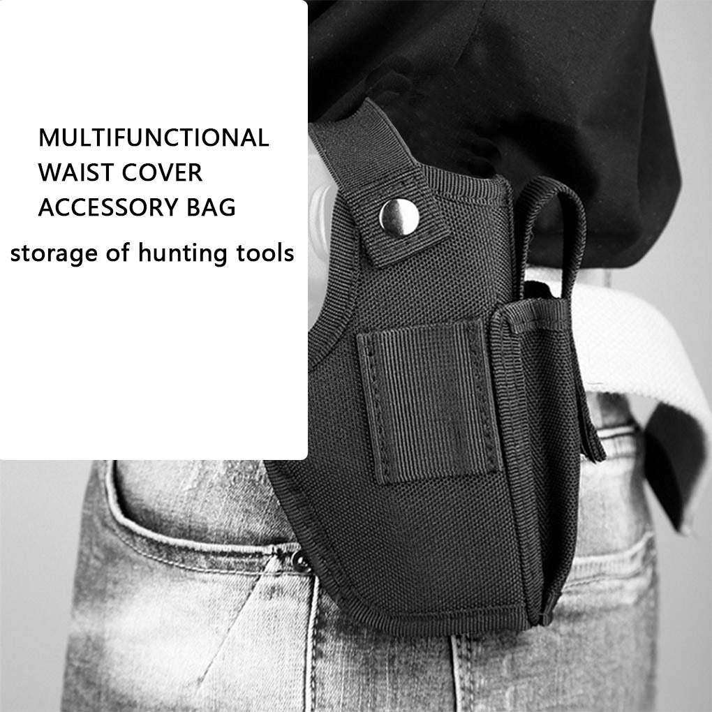 StealthGuard™ Tactical Holster: The Ultimate Concealed Carry Solution for Glock 17, 18, and 26 - Black Opal PMC