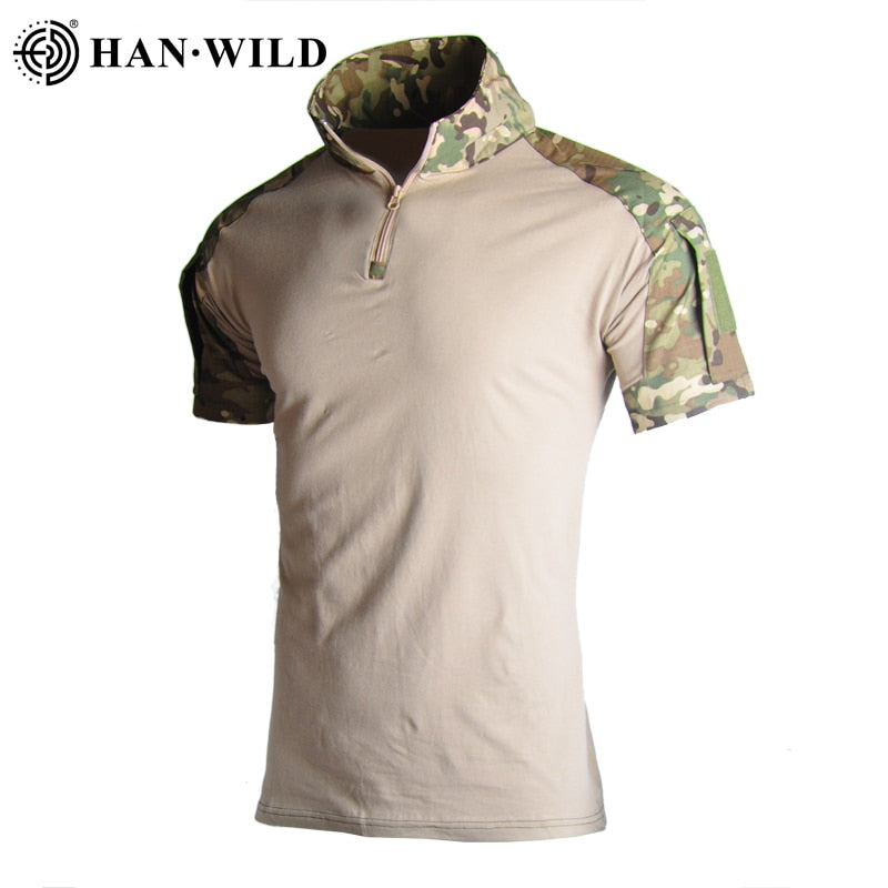 The Commando Camo Tactical T-Shirt: Your Ultimate Outdoor Companion - Black Opal PMC