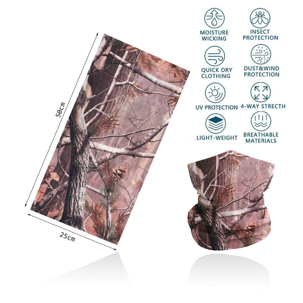 The Ultimate Outdoor Adventure Companion: Camo Hunter's Magic Bandana - Black Opal PMC