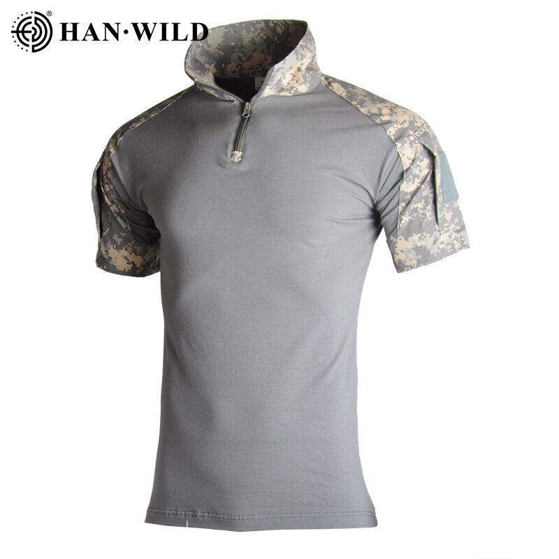 The Commando Camo Tactical T-Shirt: Your Ultimate Outdoor Companion - Black Opal PMC