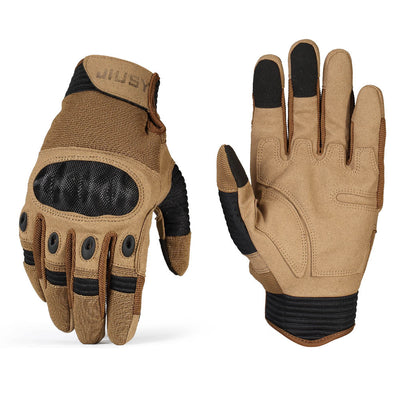 AdventureMax Full Finger Tactical Gloves: Conquer the Outdoors in Style! - Black Opal PMC