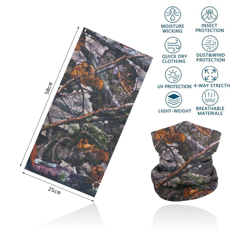 The Ultimate Outdoor Adventure Companion: Camo Hunter's Magic Bandana - Black Opal PMC