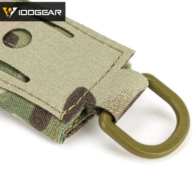 IDOGEAR Tactical Headset Cover With D-Buckle Hanger MOLLE Universal Headset Cover Camouflage Durable Headset Cloth 3948