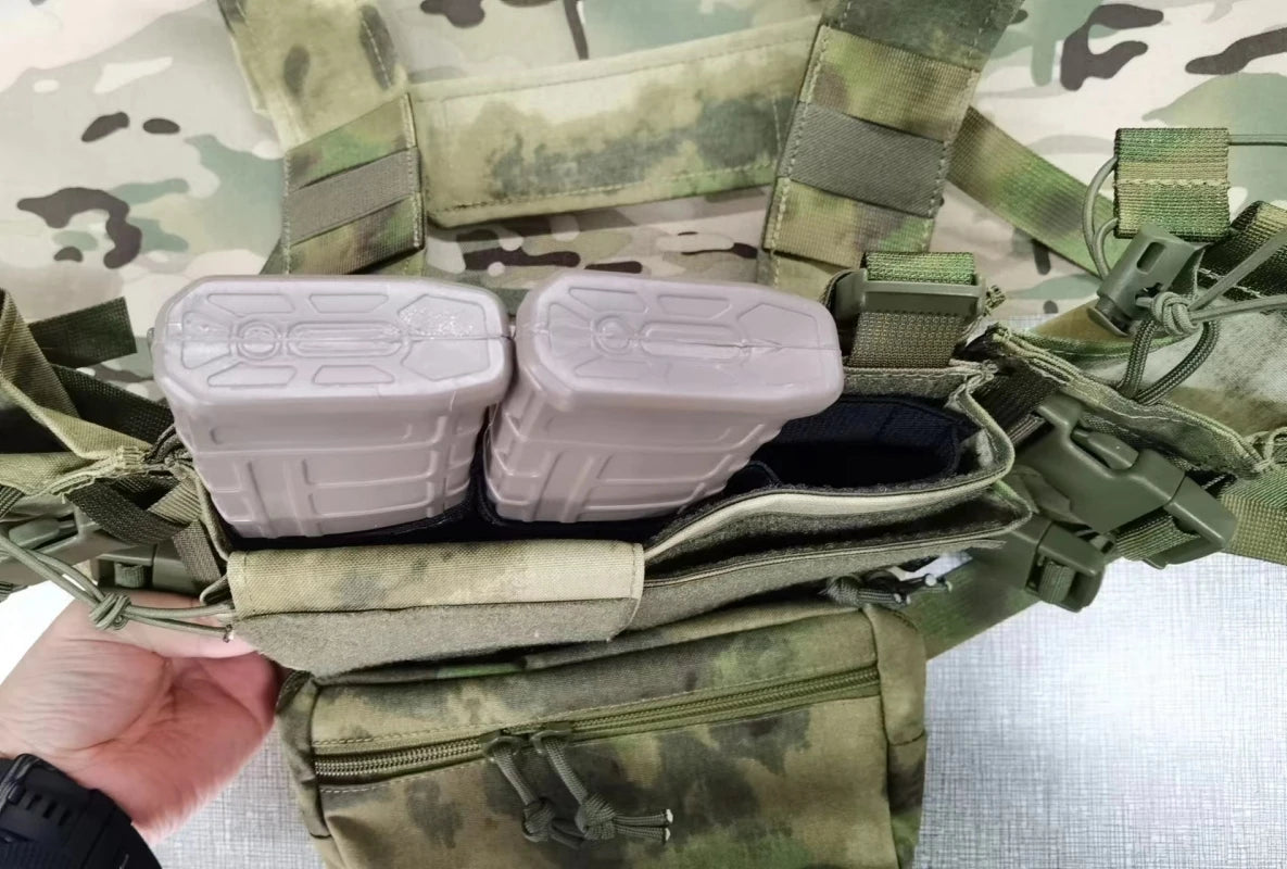 MK4 Micro Gear Chest Rig Bags for W/ 5.56 Mag Pouch Plate Carrier Chaleco Tactico Camouflage Close Combat Airsoft