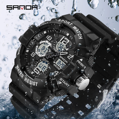 Sleek and Rugged: The Tactical Navigator Watch - Black Opal PMC