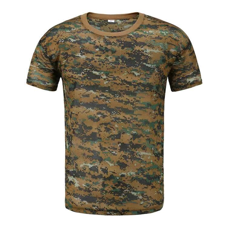 Stealth Mode Camo Men's Outdoor Tee: Embrace the Rugged Charm of Military-Inspired Fashion - Black Opal PMC