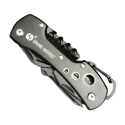 The Ultimate Outdoor Companion: The Adventure-Ready Folding Multitool - Black Opal PMC