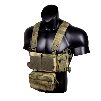 MK4 Micro Gear Chest Rig Bags for W/ 5.56 Mag Pouch Plate Carrier Chaleco Tactico Camouflage Close Combat Airsoft