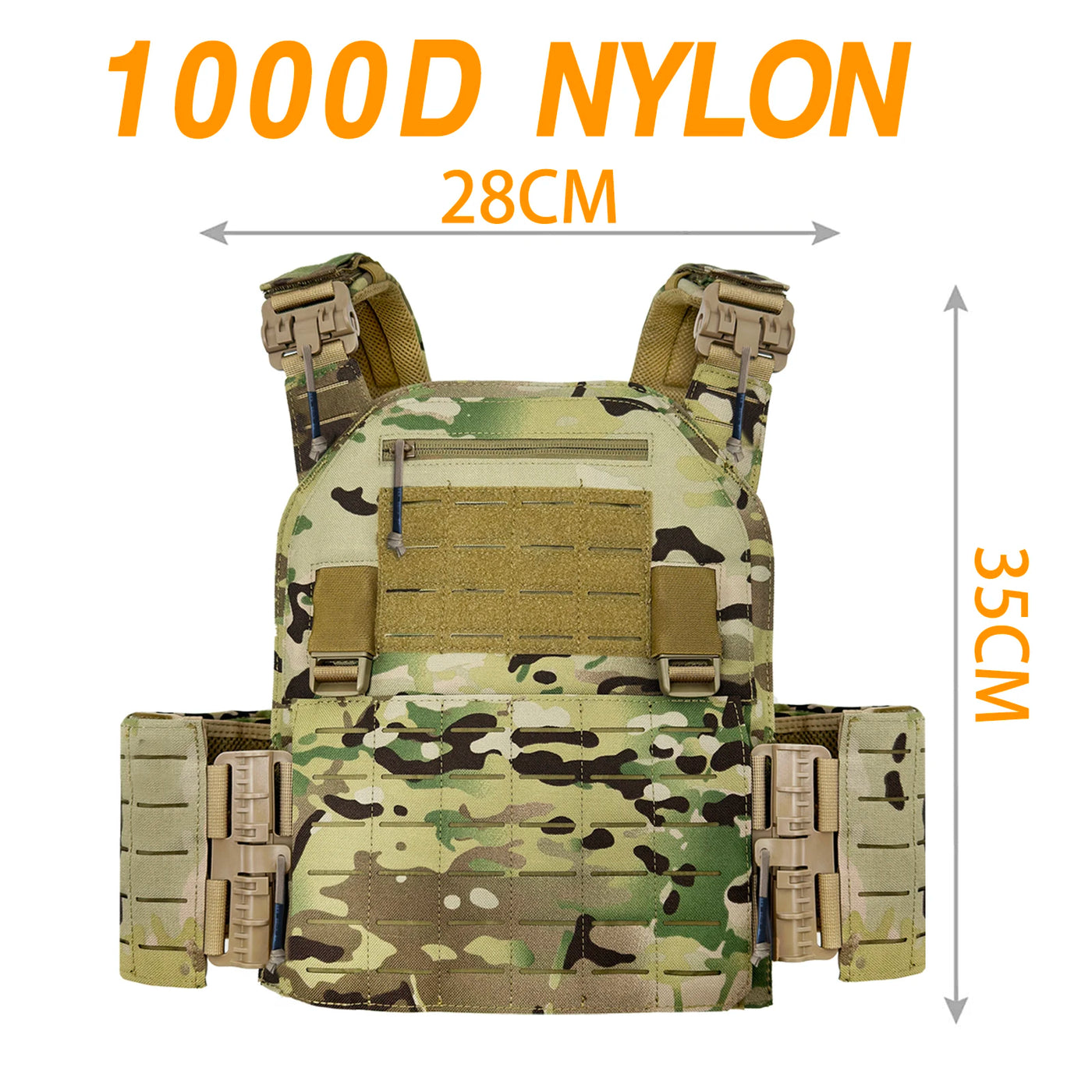 1000D Nylon LAVC Laser Cutting Quick Release Modular Tactical Vest