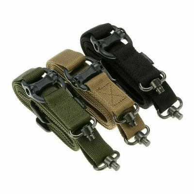 1 Pc Adjustable MS4 Tactical Quick Detach QD 1 or 2 Point Multi Mission 1.25" Rifle Sling Quick Release Single Point Rifle Sling