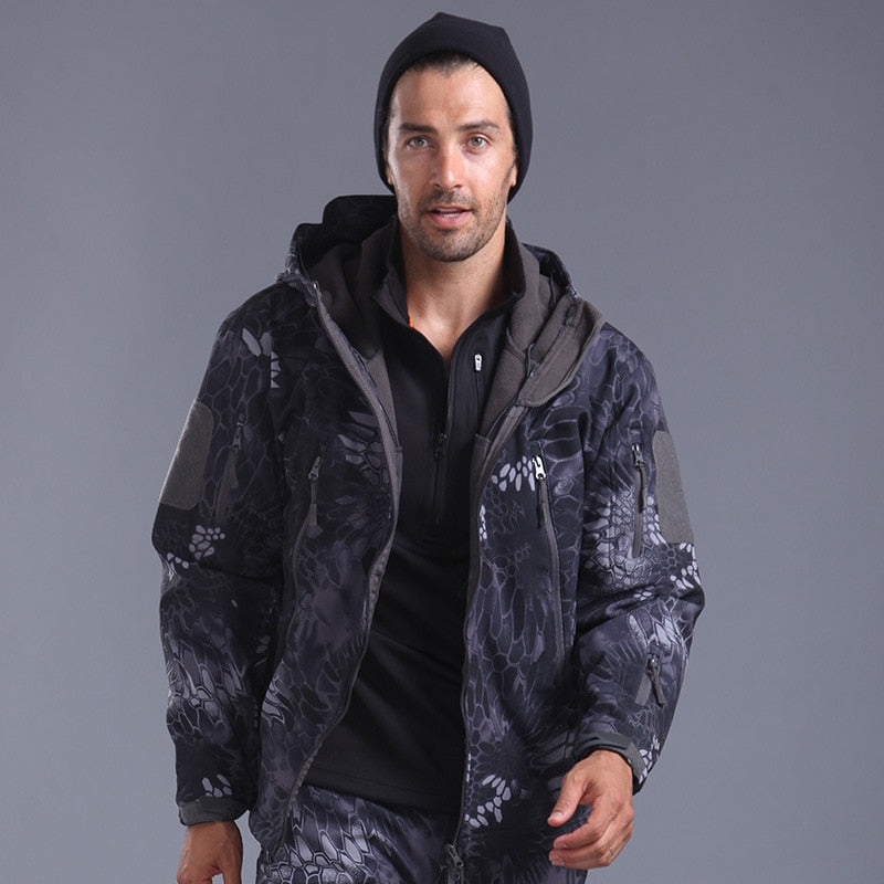 The Adventurer's Choice Tactical Outdoor Jacket - Black Opal PMC