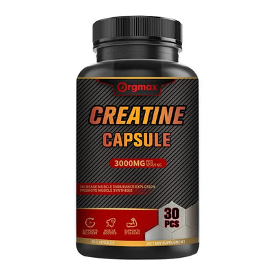 Orgmax Creatine Monohydrate Capsules Whey Protein Gain & Strength Muscle Enhance