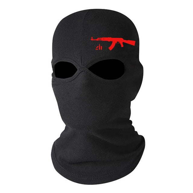 The Ultimate Outdoor Shield - Full Face Cover Balaclava Hat - Black Opal PMC