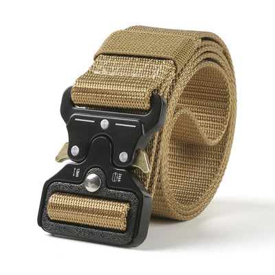 Rugged Adventure Tactical Belt: The Ultimate Outdoor Style Accessory - Black Opal PMC