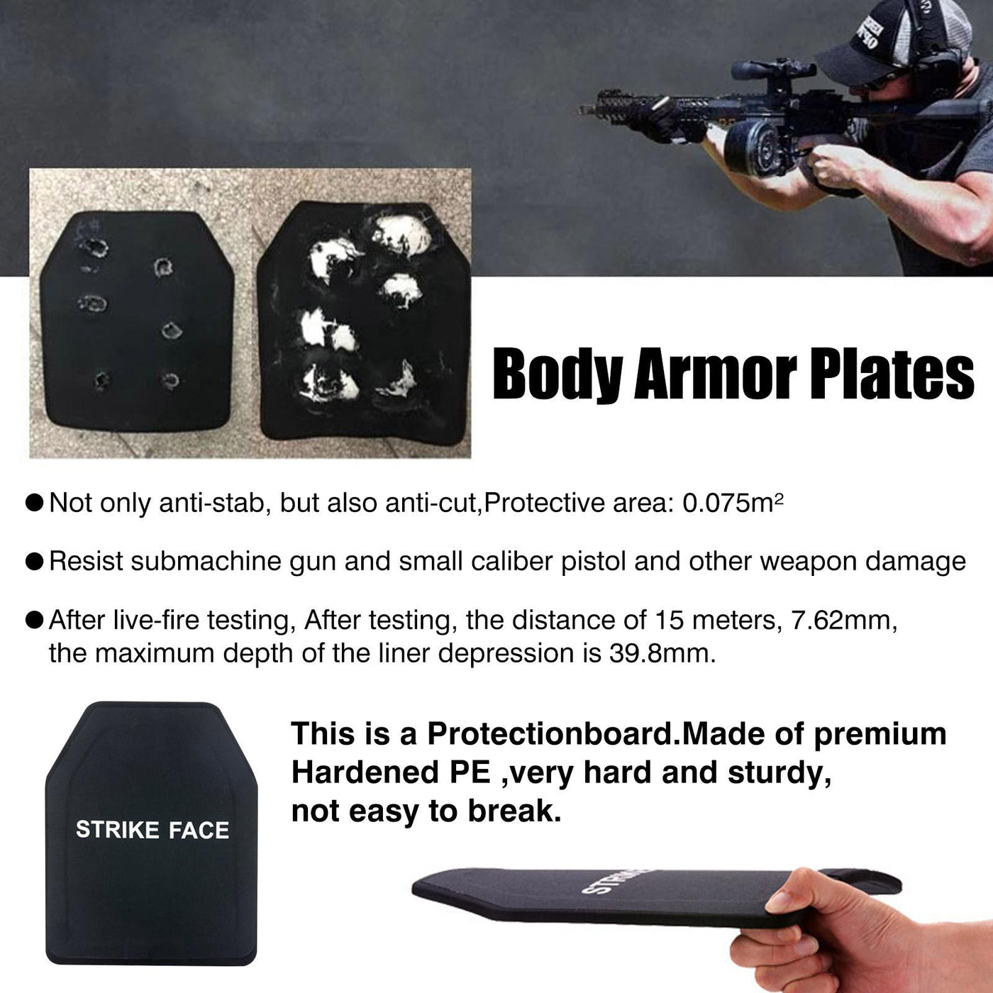 Ultimate Shield: Tactical Bulletproof Insert Plates