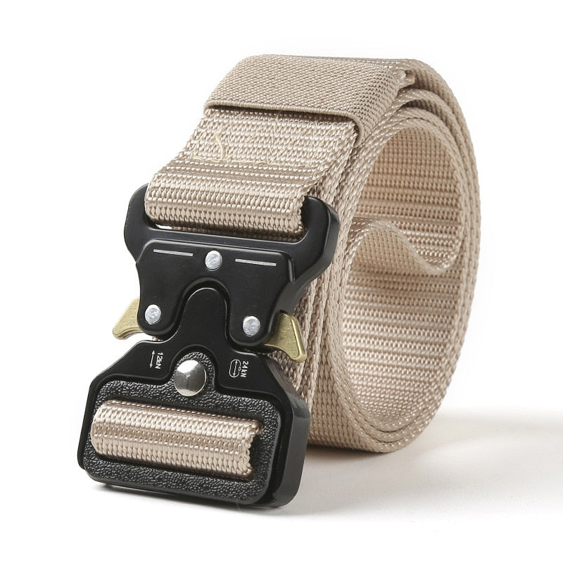 Rugged Adventure Tactical Belt: The Ultimate Outdoor Style Accessory - Black Opal PMC