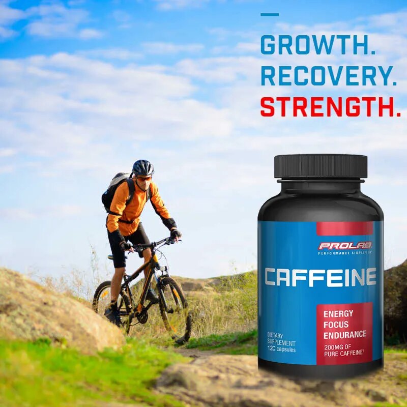 Maximum Potency Caffeine Capsules 200mg, Provide Energy and Focus, Reduce Fatigue, Increase Stamina,