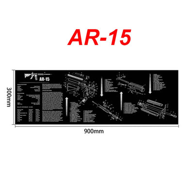 The Tactical Armory Cleaning Mat: The Ultimate Gun Care Companion - Black Opal PMC