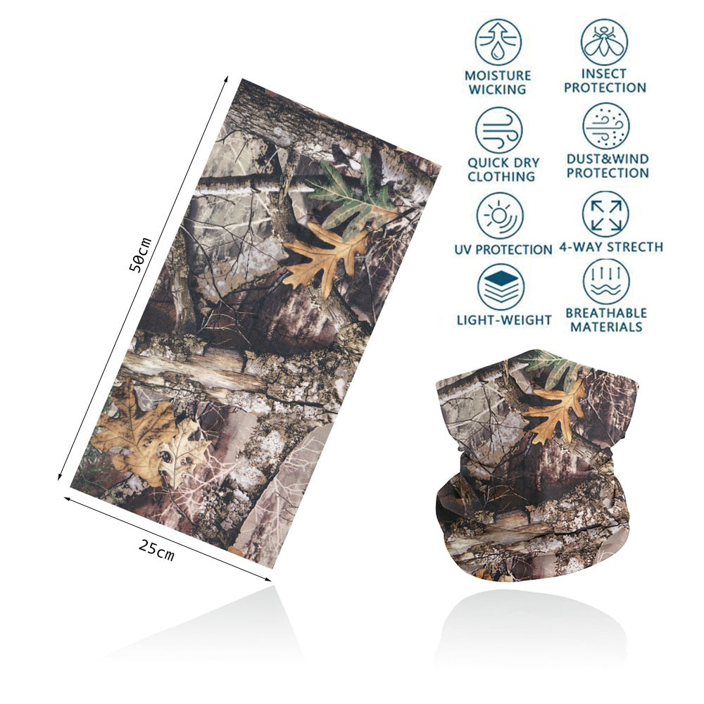 The Ultimate Outdoor Adventure Companion: Camo Hunter's Magic Bandana - Black Opal PMC