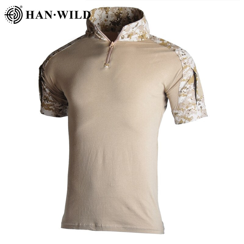 The Commando Camo Tactical T-Shirt: Your Ultimate Outdoor Companion - Black Opal PMC