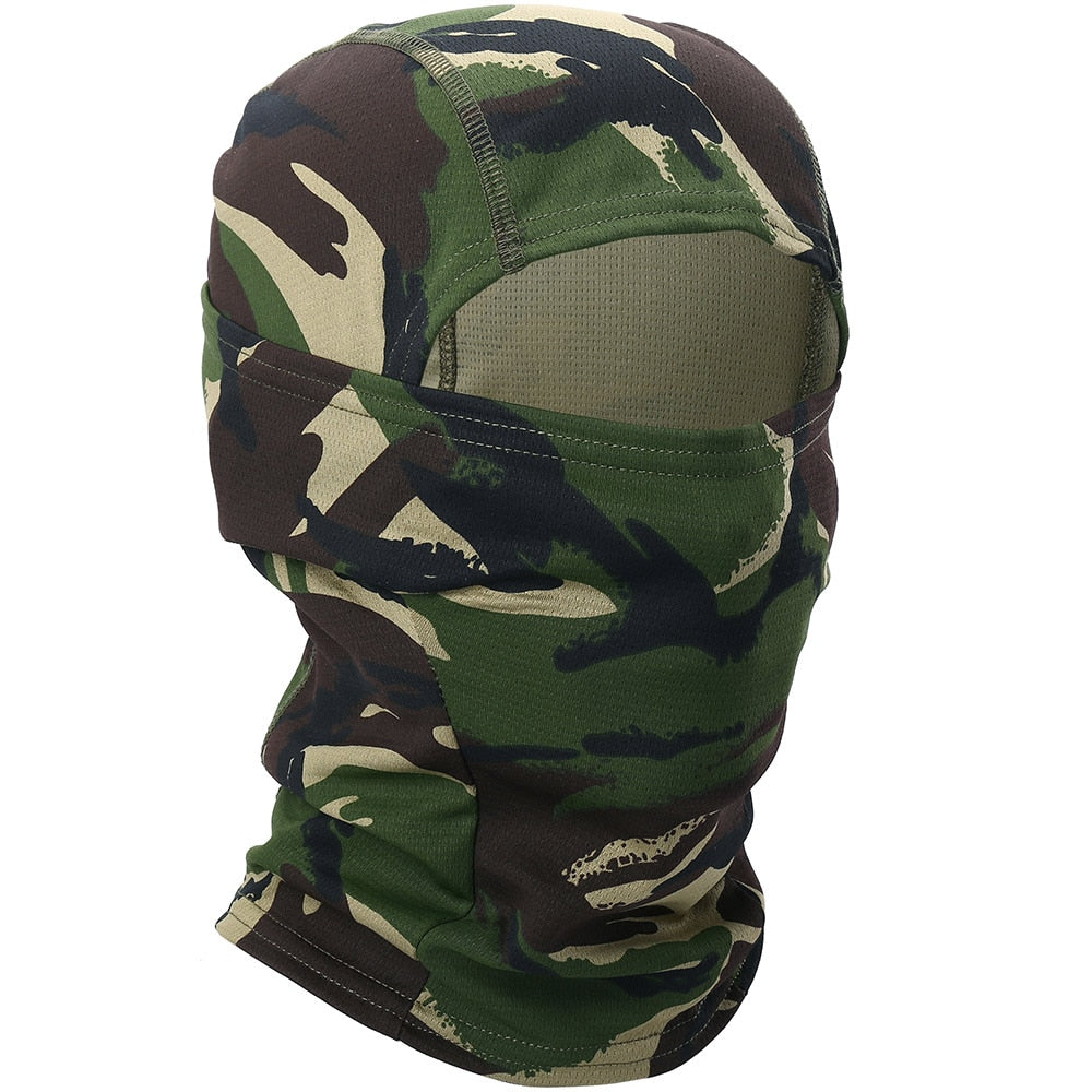 The Stealth Shield Multicam Camouflage Balaclava - Black Opal PMC