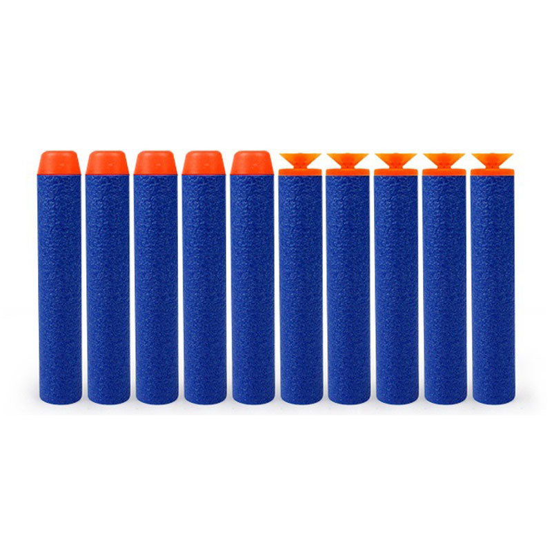 Nerf Bullets EVA Soft Hollow Hole Head 7.2cm Refill Bullet Darts for Nerf Toy Gun Accessories for Nerf Blasters - Black Opal PMC