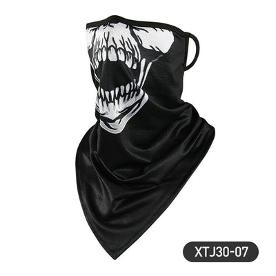 Camouflage Cooling Face Shield: The Ultimate Summer Outdoor Accessory - Black Opal PMC