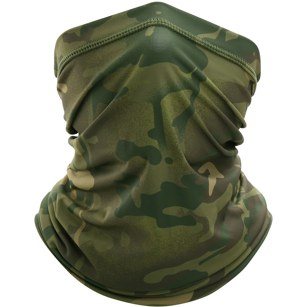 AdventurePro Multicam Outdoor Bandana: The Ultimate Outdoor Accessory for Thrill Seekers - Black Opal PMC
