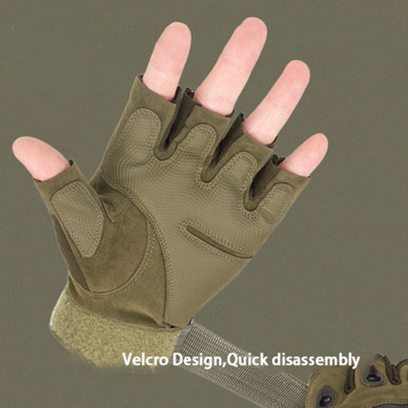 Tactical Grip Gloves: The Ultimate Outdoor Companion - Black Opal PMC