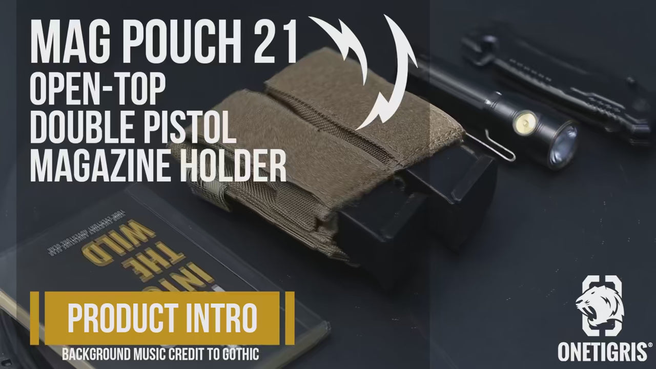 The Dual Ammo Guardian: Tactical Double Pistol Magazine Pouch