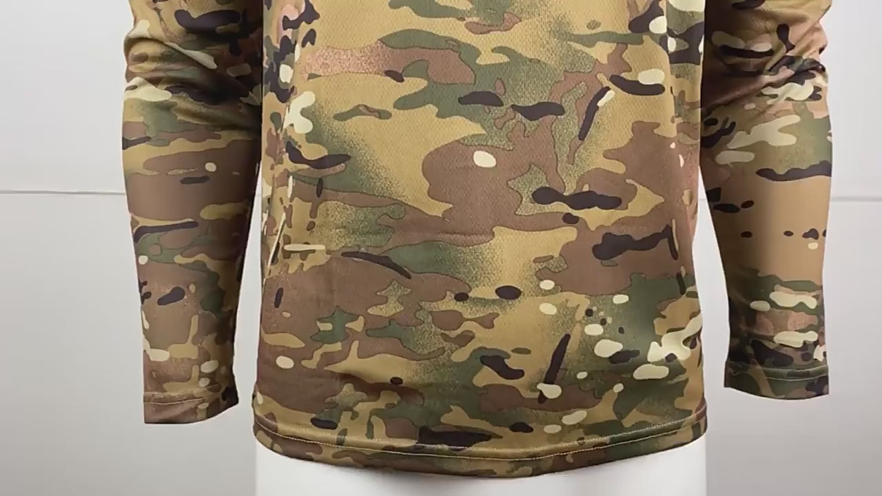 Mege Knight's Tactical Camouflage Warrior T-Shirt: The Ultimate Outdoor Style