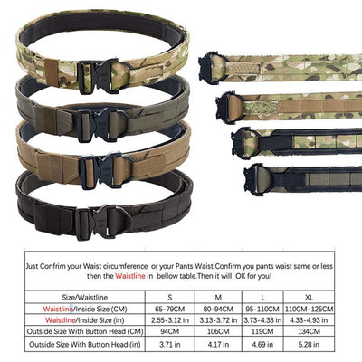 The Ultimate Tactical Force Belt - Black Opal PMC