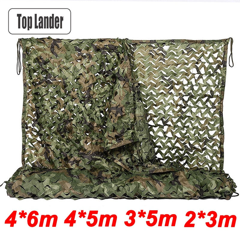 Top Lander Military Camouflage Net: The Ultimate Outdoor Adventure Companion - Black Opal PMC