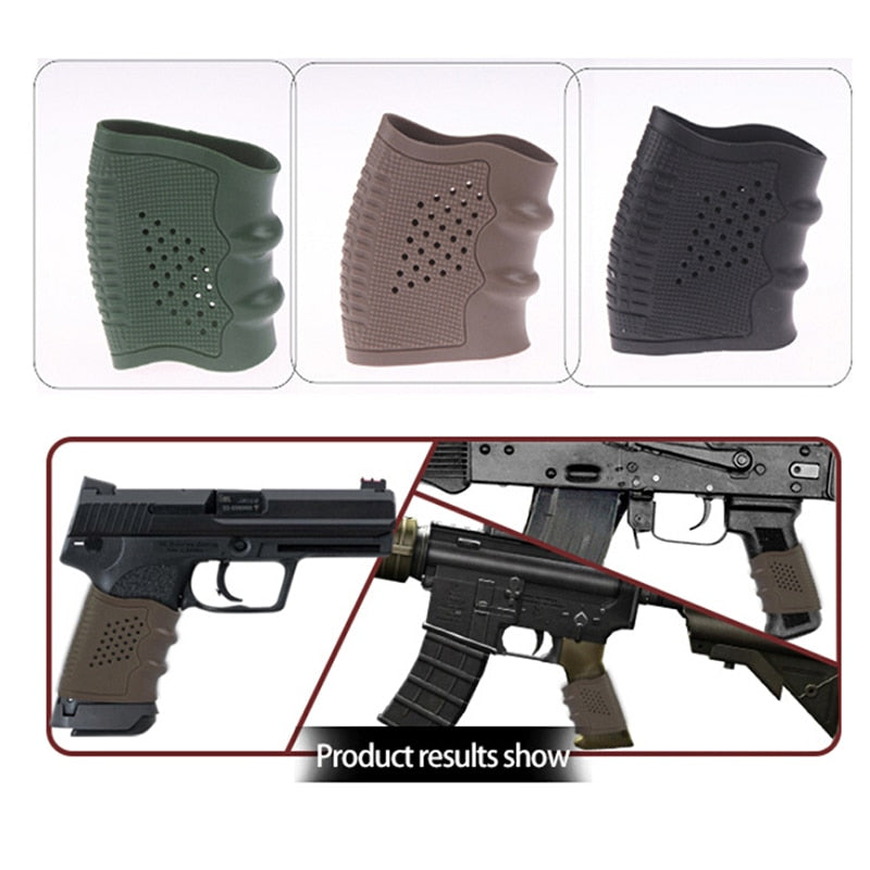 Ultimate Grip Enhancer: The Tactical Rubber Holster Grip Glove Cover - Black Opal PMC