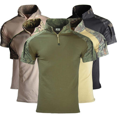 The Commando Camo Tactical T-Shirt: Your Ultimate Outdoor Companion - Black Opal PMC