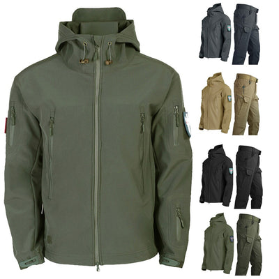 Arctic Expedition Men's Tactical Fleece Jacket: Stay Warm and Dry in Style - Black Opal PMC