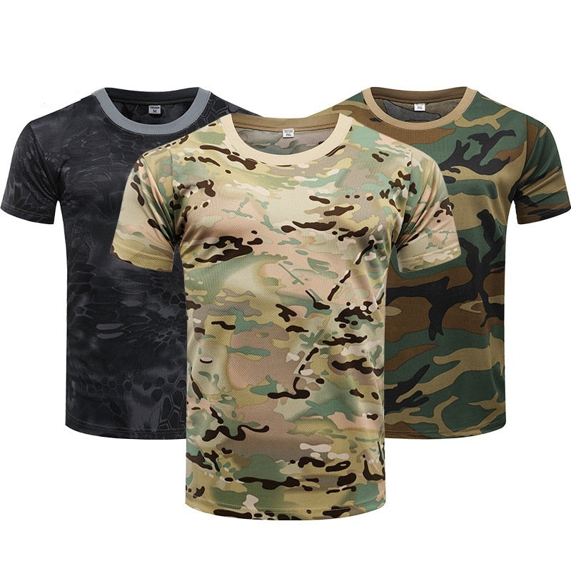 Outdoor Commando Camo Shirt: Conquer the Wild in Style - Black Opal PMC