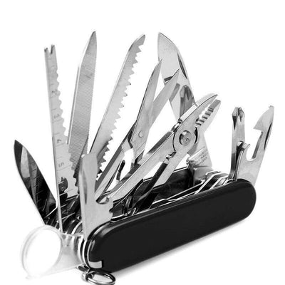 The Ultimate Outdoor Companion: The Adventure-Ready Folding Multitool - Black Opal PMC