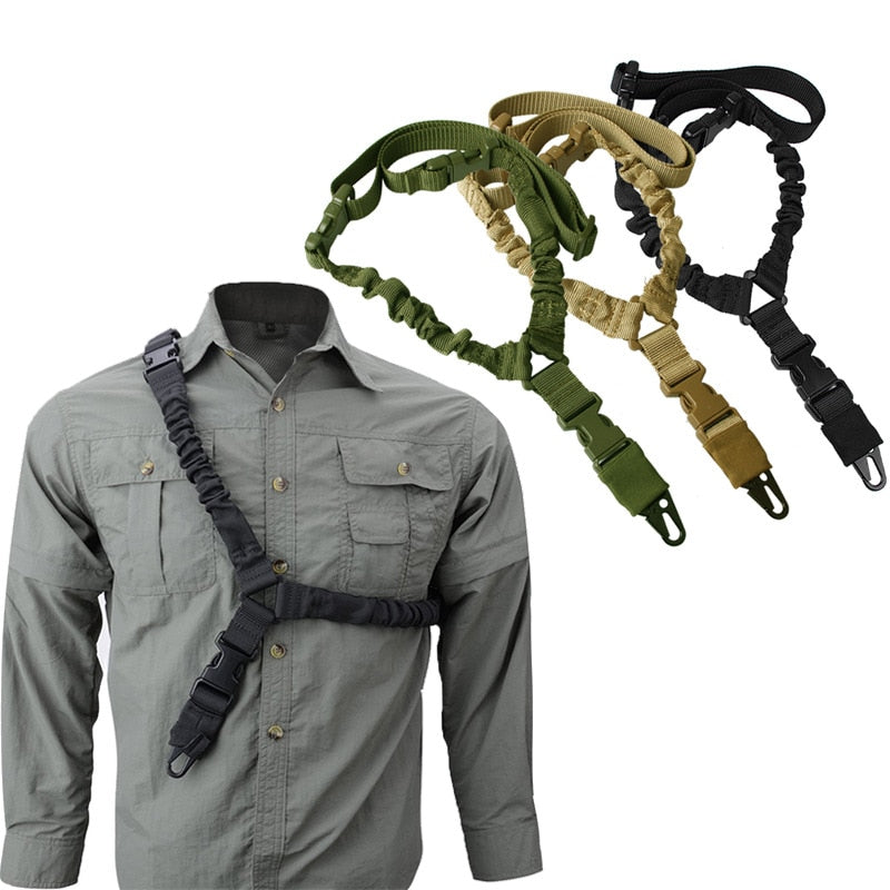 The Defender's Choice: Elite Tactical Rifle Sling - Black Opal PMC