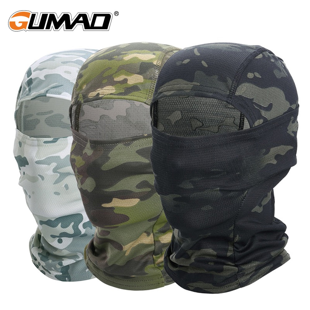 The Stealth Shield Multicam Camouflage Balaclava - Black Opal PMC