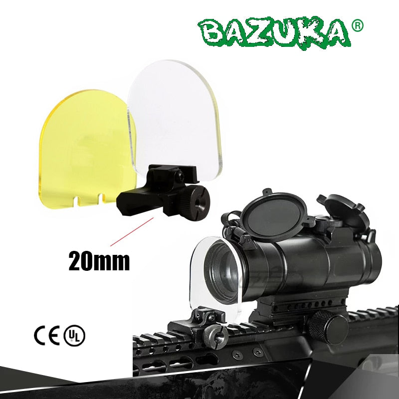 20mm Lens Guard: Top Accessories for Airsoft, Paintball, Hunting, and Airgun Fans - Black Opal PMC