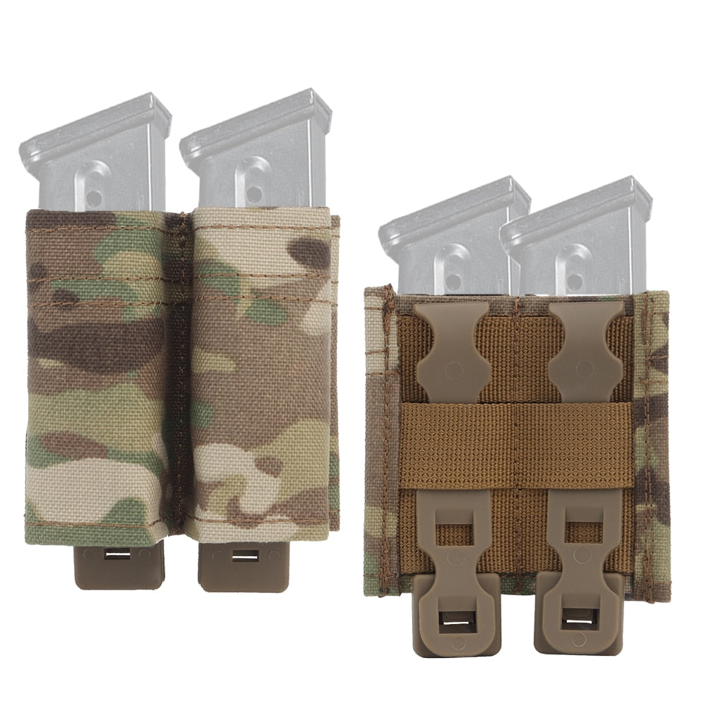 KOLINLOV Tactical 9MM Magazine Pouch: The Ultimate Ammo Accessory - Black Opal PMC