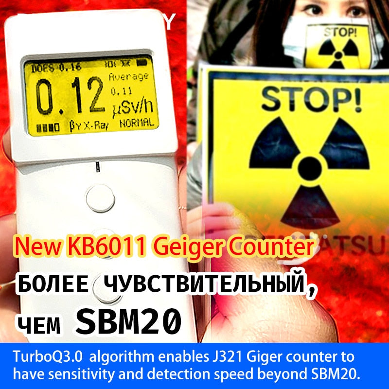 The Turbo Q3.0 Radiance-Alert Geiger Counter: The Ultimate Nuclear Radiation Detector - Black Opal PMC